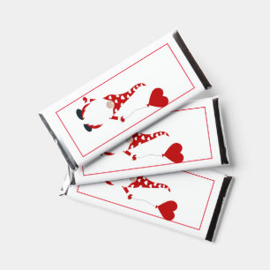 Cute Gnome Valentine Hershey Bar Favors