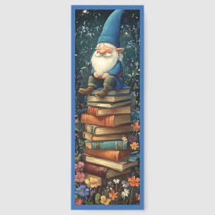 Cute Gnome With Books Bookmarks