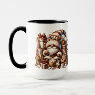 Cute GnomeI Presents And Grapes Mug