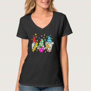 Cute Gnomes Back To School  Teacher And Students T-Shirt
