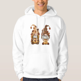 Cute Gnomes Coffee Funny Caffeine Men Women Hoodie