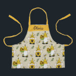 Cute Gnomes Custom Text Apron<br><div class="desc">Cute Gnomes Custom Text Apron. Add a name or custom text to personalize. Perfect for anyone who loves baking or cooking.</div>