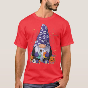 Cute Gnomes Happy Halloween Fall Candy Corn Pumpki T-Shirt