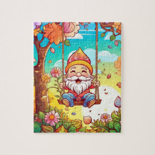 Cute Gnomes Jigsaw Puzzle