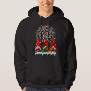 Cute Gnomes Merry Christmas Light Family Gnome Xma Hoodie
