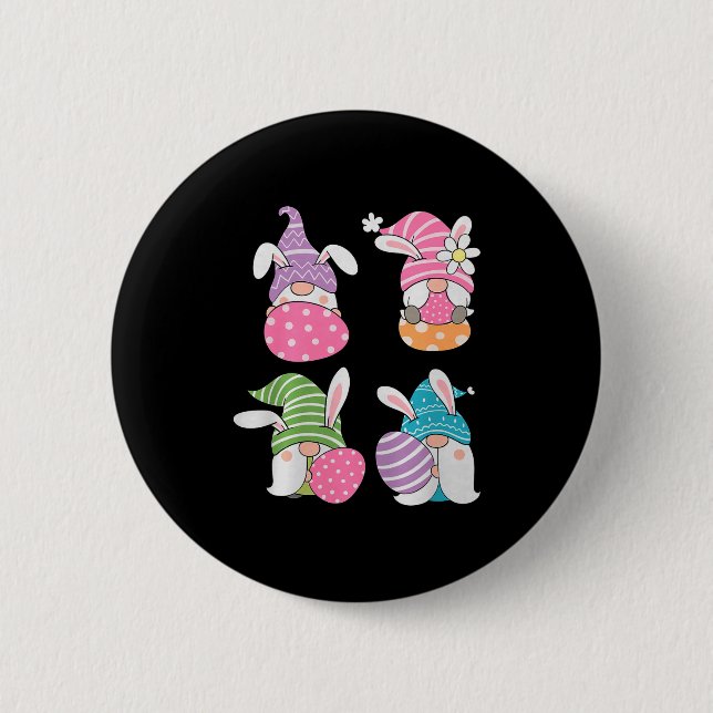 Cute Gnomes Premium Tri-blend  Button (Front)