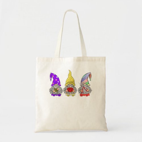 Cute Gnomes Sewing Notion Adorable Tailors Funny G Tote Bag