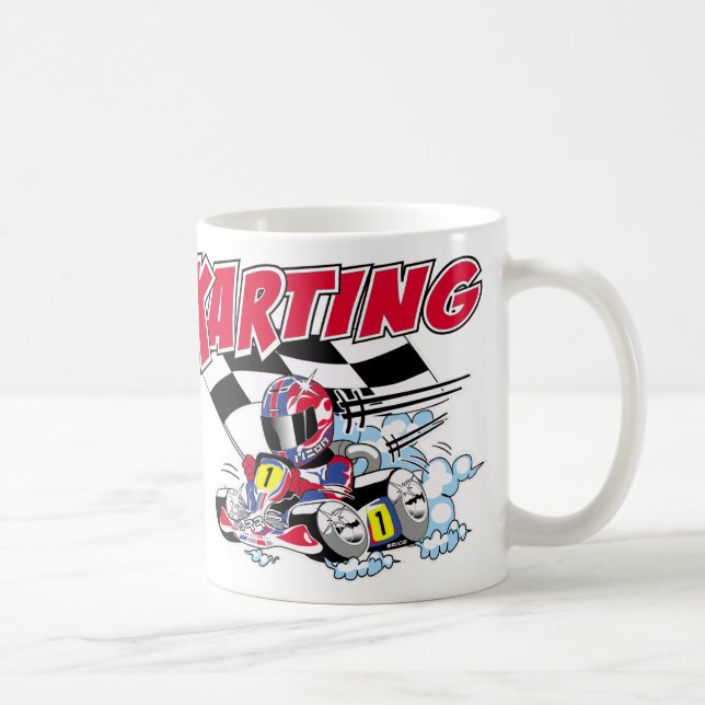 Cute Go Kart Mug (Right)