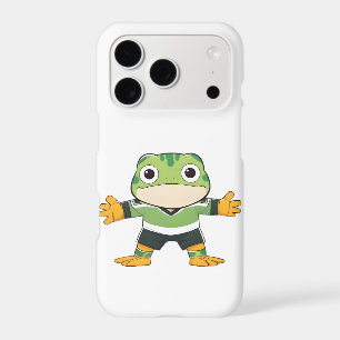 Cute Goalkeeper Frog Soccer Kawaii Design iPhone 17 Pro Case