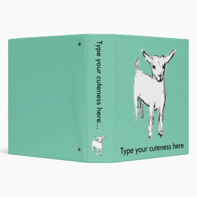 Cute Goat binder (Background)