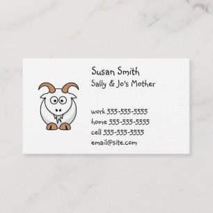 Cute Goat Business Card