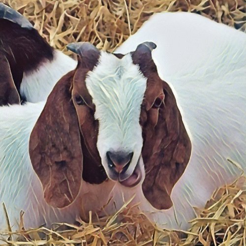 CUTE GOAT CLOCK