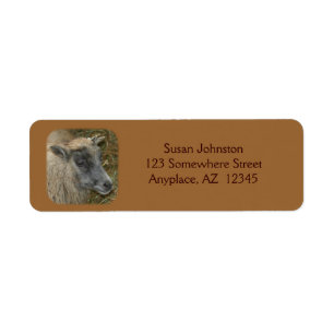 Cute Goat Farm Animal Address Label