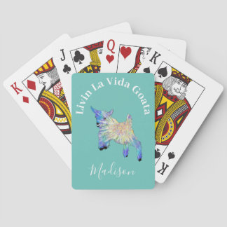 Cute Goat Funny Quote Personalize Poker Cards