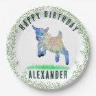 Cute Goat Happy Birthday Party Personalized Name
