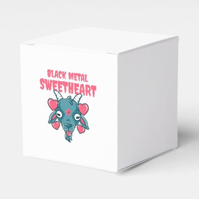  Cute Goat Head Baphomet Favor Boxes (Front Side)