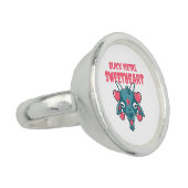 Cute Goat Head Baphomet Ring (Side)