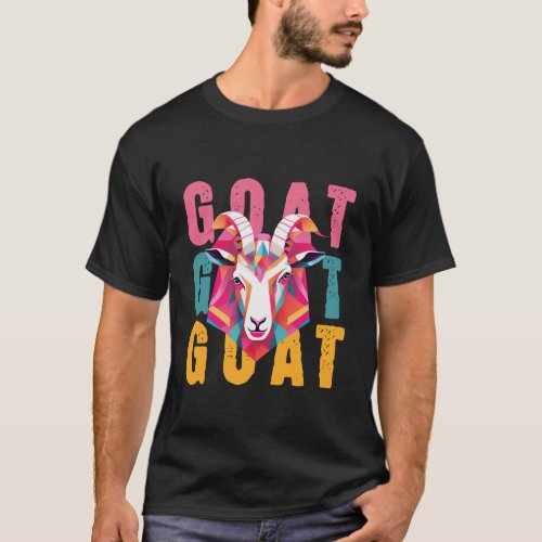 Cute Goat minimalist style art T_Shirt