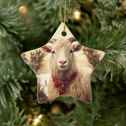 Cute Goat Ornament Decor Gifts for Goat Lovers 