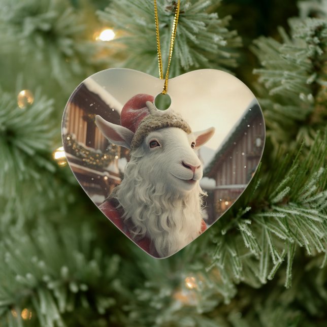 Cute Goat Ornament Decor, Gifts for Goat Lovers  (Tree)