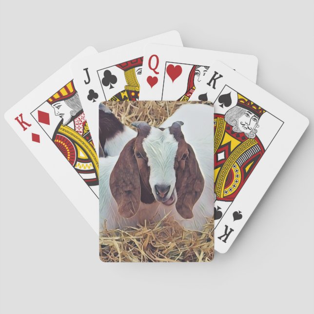 CUTE GOAT POKER CARDS (Back)