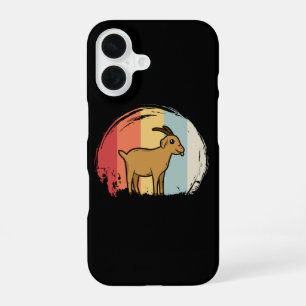 Cute Goat Retro iPhone 16 Case