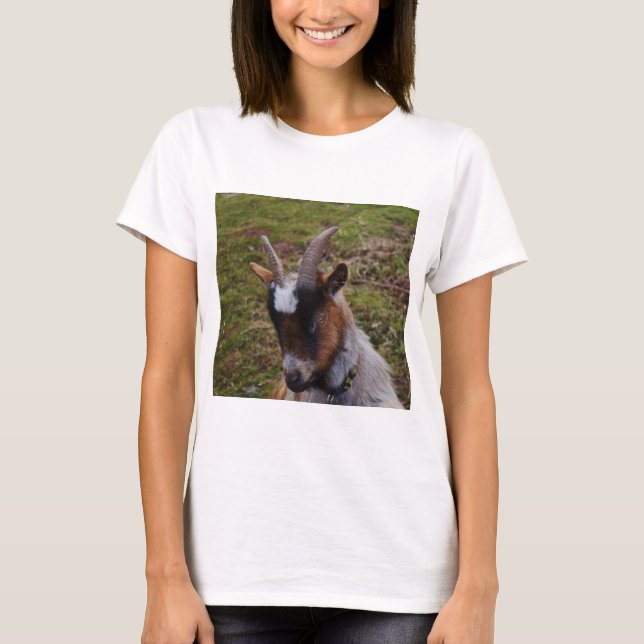 Cute Goat. T-Shirt (Front)