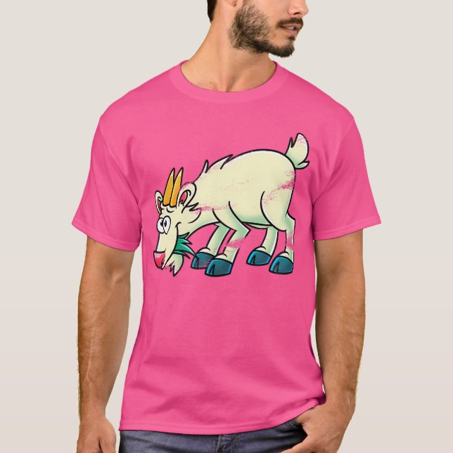 Cute Goat Toddlers Farm Animal Goat T-Shirt (Front)