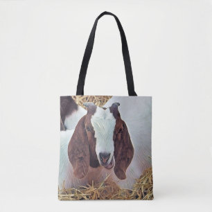 CUTE GOAT TOTE BAG