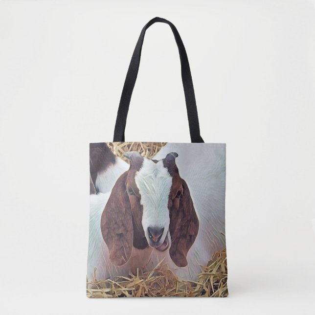CUTE GOAT TOTE BAG (Front)
