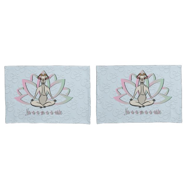 CUTE GOAT YOGA | Namaste GetYerGoat™ Pillow Case (Front-Set)