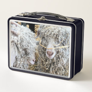 CUTE GOATS METAL LUNCH BOX