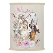 Cute GOATs | Watercolor Goat Portraits GetYerGoat™ Lamp Shade (Right)