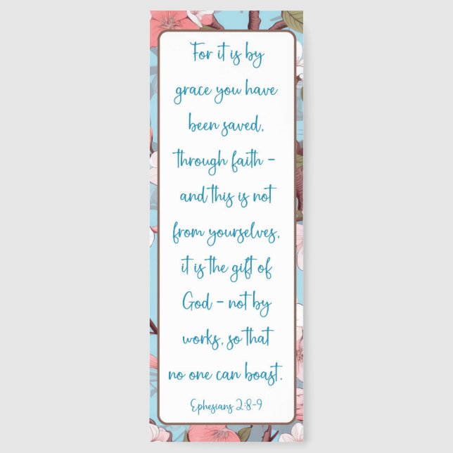 Cute God's Grace Prayer Bookmarks (Front)