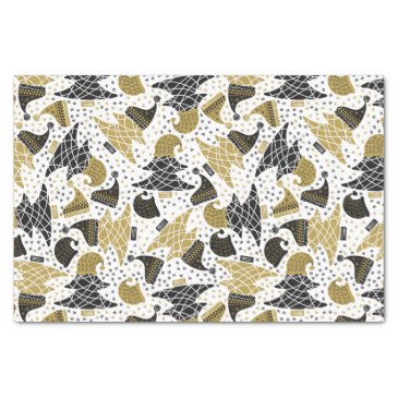 Cute Gold and Black Christmas Trees