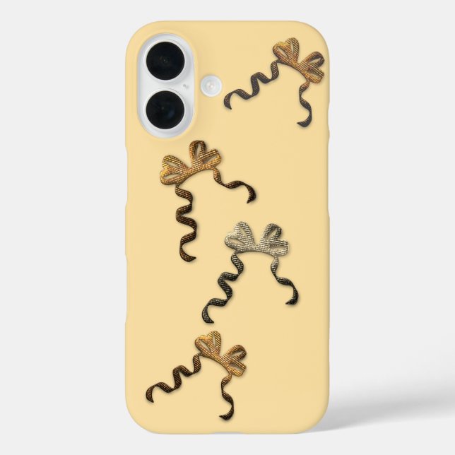 Cute Gold Bows Case (Back)