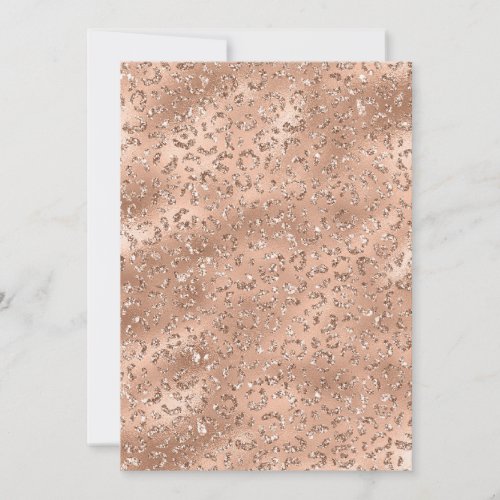 Cute Gold Cheetah Leopard Skin Print Pattern Thank You Card