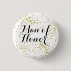 Cute Gold Glitter Man of Honor