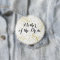Cute Gold Glitter Mother of the Bride Button