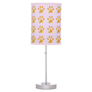 Cute Gold Paws Table Lamp