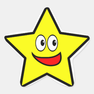 Cute Gold Star Star Sticker