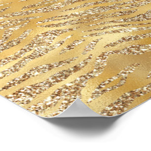 Cute Gold Tiger Skin Print Pattern Animal Lover