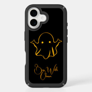 Cute Golden Boo Ghost iPhone 16 Case