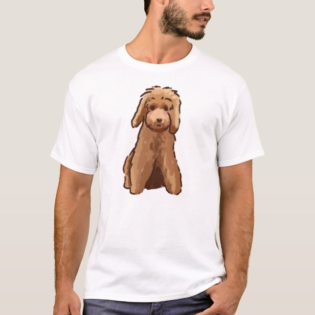 Cute Golden Doodle   T-Shirt (Front)