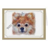 CUTE GOLDEN POMERANIAN (Front Horizontal)