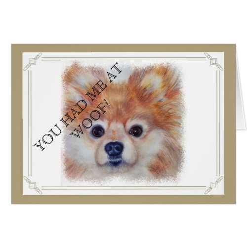 CUTE GOLDEN POMERANIAN