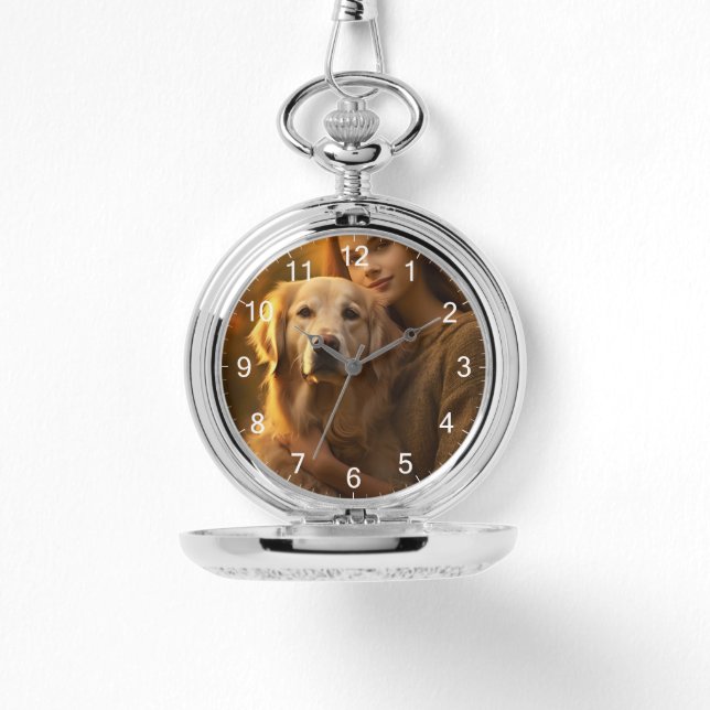 Cute golden retriever Best Dog Mom Ever Watch (Front)