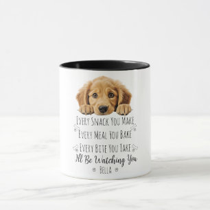Cute Golden Retriever Dog Funny Custom Mug