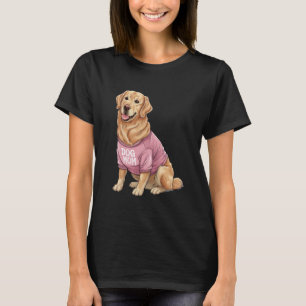 Cute Golden Retriever Dog Mom Paw lover T-Shirt