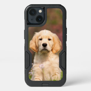 Cute Golden Retriever Dog Puppy Portrait - protect iPhone 13 Case